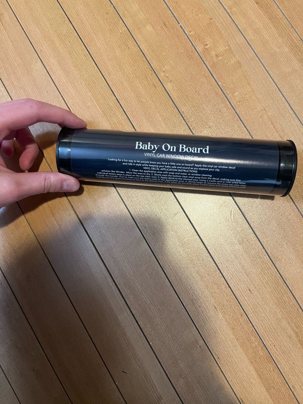 Baby On Board Vinyl Car Decal - Picture 2 of 4